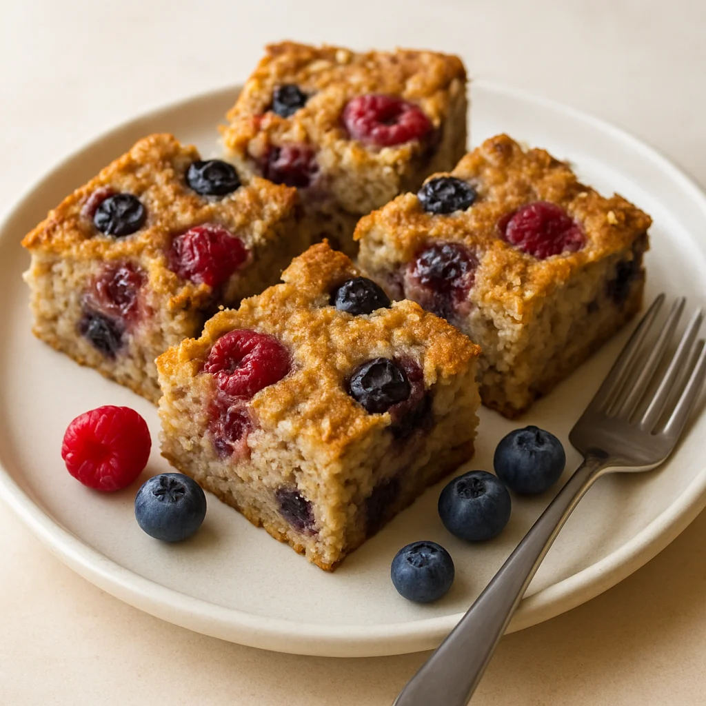Berry Banana Baked Oatmeal for Busy Mornings